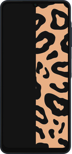Силиконовый чехол Пятна леопарда для Samsung Galaxy A06 4G - 4269u-3776 изображение 