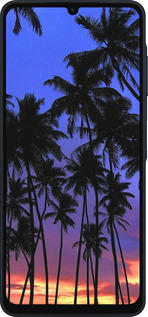 Силиконовый чехол Пальмы для Samsung Galaxy A06 4G - 4324u-3776 изображение 