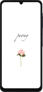 Силиконовый чехол Пион для Samsung Galaxy A06 4G - 4366u-3776 изображение 