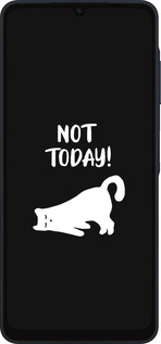 Силиконовый чехол Уставший кот для Samsung Galaxy A06 4G - 4535u-3776 изображение 