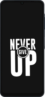 Силиконовый чехол Никогда не сдавайся для Samsung Galaxy A06 4G - 4572u-3776 изображение 