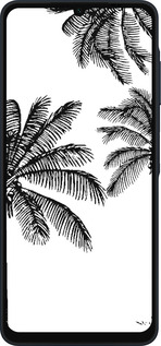 Силиконовый чехол Пальмы1 для Samsung Galaxy A06 4G - 4634u-3776 изображение 