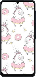 Силиконовый чехол Единорожки для Samsung Galaxy A06 4G - 4659u-3776 изображение 