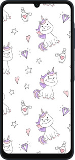 Силіконовий чехол Єдиноріжка v2 для Samsung Galaxy A06 4G - 4703u-3776 изображение 