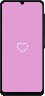 Силиконовый чехол Сердце 2 для Samsung Galaxy A06 4G - 4863u-3776 изображение 