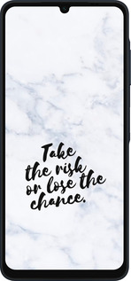 Силиконовый чехол Рискнуть или потерять шанс для Samsung Galaxy A06 4G - 4866u-3776 изображение 