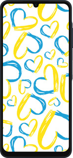 Силиконовый чехол Сердца UA для Samsung Galaxy A06 4G - 5292u-3776 изображение 