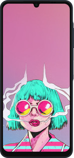 Силиконовый чехол Поп арт девушка для Samsung Galaxy A06 4G - 5378u-3776 изображение 