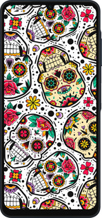 Силіконовий чехол Черепи для Samsung Galaxy A06 4G - 5471u-3776 изображение 