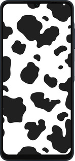 Силиконовый чехол Шкура коровы для Samsung Galaxy A06 4G - 5576u-3776 изображение 