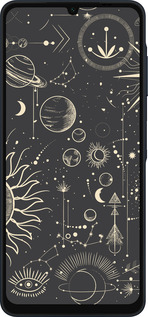 Силиконовый чехол Фаза луны для Samsung Galaxy A06 4G - 5605u-3776 изображение 