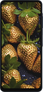 Силиконовый чехол Золотая клубника для Samsung Galaxy A06 4G - 5637u-3776 изображение 