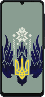 Силиконовый чехол Тризуб с крыльями для Samsung Galaxy A06 4G - 5640u-3776 изображение 