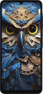 Силиконовый чехол Сова v2 для Samsung Galaxy A06 4G - 5649u-3776 изображение 