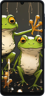 Силиконовый чехол Жабки 2 для Samsung Galaxy A06 4G - 5657u-3776 изображение 