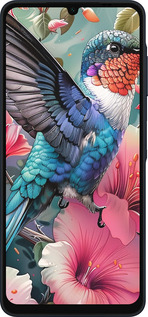 Силиконовый чехол Сказочная колибри для Samsung Galaxy A06 4G - 6051u-3776 изображение 