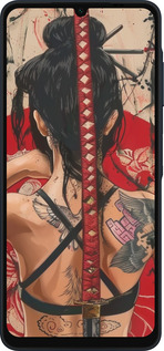 Силиконовый чехол Тайна катаны для Samsung Galaxy A06 4G - 6074u-3776 изображение 