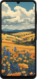 Силиконовый чехол Украинское поле для Samsung Galaxy A06 4G - 6082u-3776 изображение 