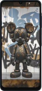 Силиконовый чехол Bronze kaws v2 для Samsung Galaxy A06 4G - 6098u-3776 изображение 