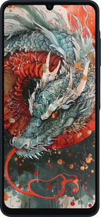 Силиконовый чехол Стихия огня для Samsung Galaxy A06 4G - 6101u-3776 изображение 