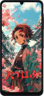 Силиконовый чехол Tanjiro Kamado для Samsung Galaxy A06 4G - 6132u-3776 изображение 