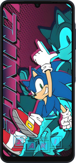 Силиконовый чехол Соник для Samsung Galaxy A06 4G - 6284u-3776 изображение 