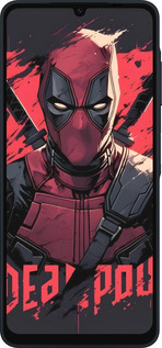 Силиконовый чехол Дедпул для Samsung Galaxy A06 4G - 6293u-3776 изображение 