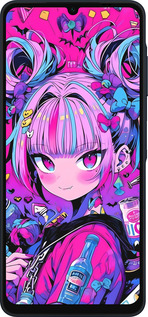 Силиконовый чехол Аниме милаха для Samsung Galaxy A06 4G - 6314u-3776 изображение 