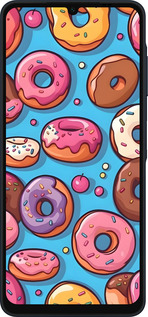 Силиконовый чехол Пончики для Samsung Galaxy A06 4G - 6318u-3776 изображение 