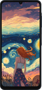 Силіконовий чехол Дівчина Арт для Samsung Galaxy A06 4G - 6325u-3776 изображение 