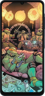 Силиконовый чехол Черепашки нинзя для Samsung Galaxy A06 4G - 6346u-3776 изображение 