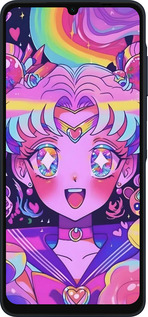 Силіконовий чехол Сейлор Мун 3 для Samsung Galaxy A06 4G - 6352u-3776 изображение 