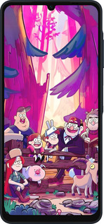 Силиконовый чехол Гравити Фолз для Samsung Galaxy A06 4G - 6365u-3776 изображение 