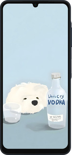 Силиконовый чехол Пес водка для Samsung Galaxy A06 4G - 6368u-3776 изображение 