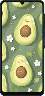 Силіконовий чехол Авокадо для Samsung Galaxy A06 4G - 6380u-3776 изображение 