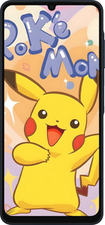 Силіконовий чехол Пикачу для Samsung Galaxy A06 4G - 6383u-3776 изображение 