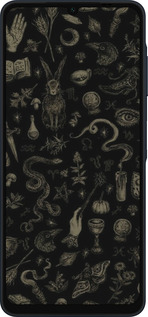Силиконовый чехол Мистический коллаж с травами и магическими символами для Samsung Galaxy A06 4G - 6428u-3776 изображение 