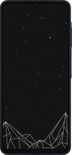 Силиконовый чехол Черно белые абстрактные горы для Samsung Galaxy A06 4G - 6437u-3776 изображение 