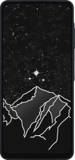 Силіконовий чехол Мінімалістичний гірський краєвид для Samsung Galaxy A06 4G - 6438u-3776 изображение 