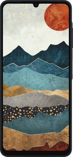 Силиконовый чехол Янтарный закат для Samsung Galaxy A06 4G - 6475u-3776 изображение 