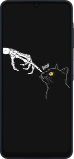 Силиконовый чехол Кошка для Samsung Galaxy A06 4G - 6505u-3776 изображение 