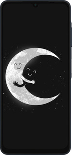 Силиконовый чехол Лунные объятия для Samsung Galaxy A06 4G - 6508u-3776 изображение 