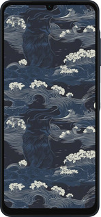 Силіконовий чехол Морська тематика у стилі арт-деко для Samsung Galaxy A06 4G - 6520u-3776 изображение 