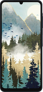 Силиконовый чехол С изображением лесного пейзажа для Samsung Galaxy A06 4G - 6548u-3776 изображение 