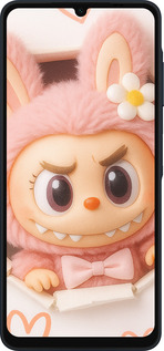 Силиконовый чехол Лабубу 2 для Samsung Galaxy A06 4G - 6710u-3776 изображение 