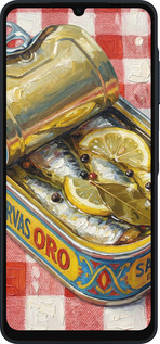 Силиконовый чехол Vintage Sardine Tin Phone для Samsung Galaxy A06 4G - 6772u-3776 изображение 