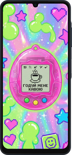 Силіконовий чехол Y2K Aesthetic Retro Pet: Годуй мене кавою для Samsung Galaxy A06 4G - 6784u-3776 изображение 