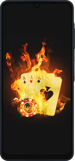 Силиконовый чехол Горящие карты для Samsung Galaxy A06 4G - 839u-3776 изображение 