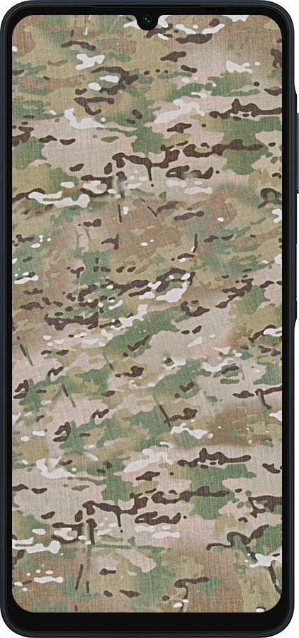 Силиконовый чехол Камуфляж v5 для Samsung Galaxy A06 4G - 1201u-3776 изображение 