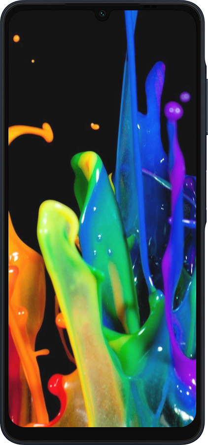 Силиконовый чехол брызги краски для Samsung Galaxy A06 4G - 3957u-3776 изображение 